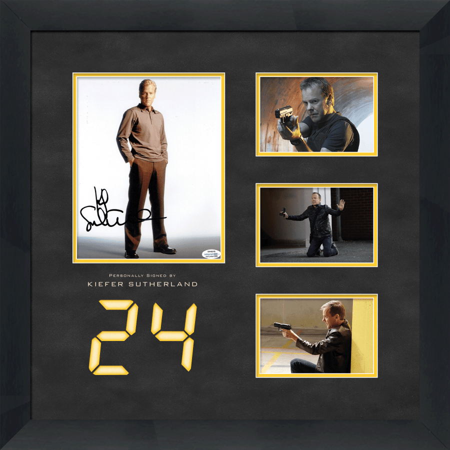 24 Kiefer Sutherland Photograph Signed Display - Memorabilia Framers Shop